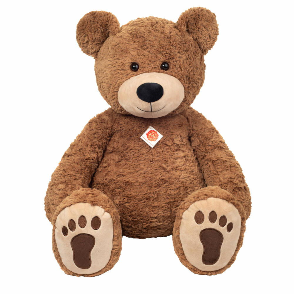 Teddy Hermann Teddy mit Tatzen, Kuscheltier, Stofftier, Plüschtier, Teddybär, Plüsch, Braun, 75 cm, 913214