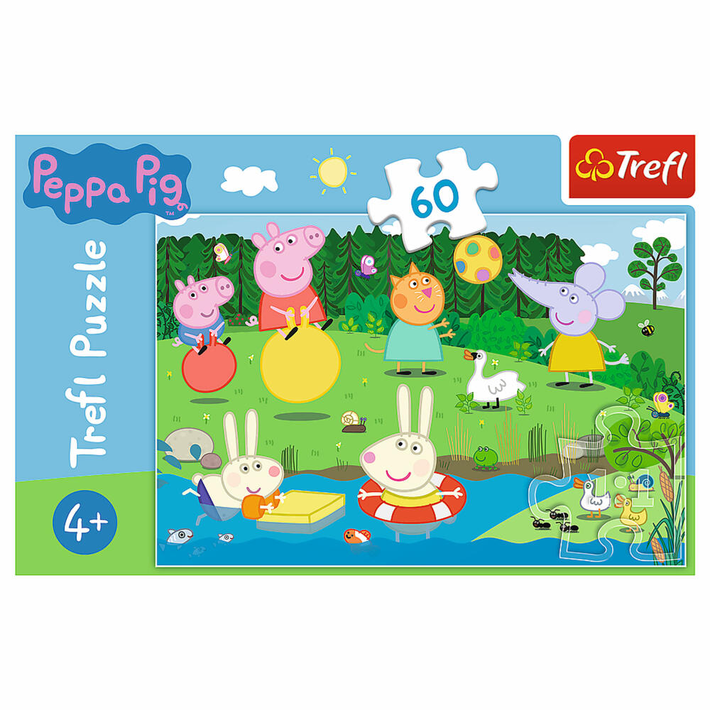 Trefl Puzzle Peppa Pig, children's puzzle, Peppa Pig, 60 pieces, 33 x 22 cm, 17326
