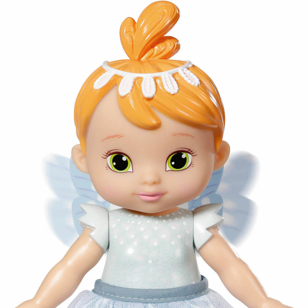 Zapf Creation BABY born Storybook Fairy Ice, Feen-Puppe, Spielpuppe, mit Flügelfunktion, 18 cm, 831816