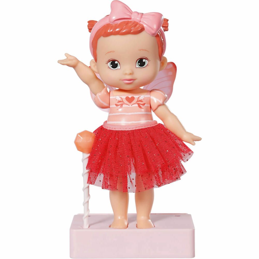 Zapf Creation BABY born Storybook Fairy Poppy, Feen-Puppe, Spielpuppe, mit Flügelfunktion, 18 cm, 831823