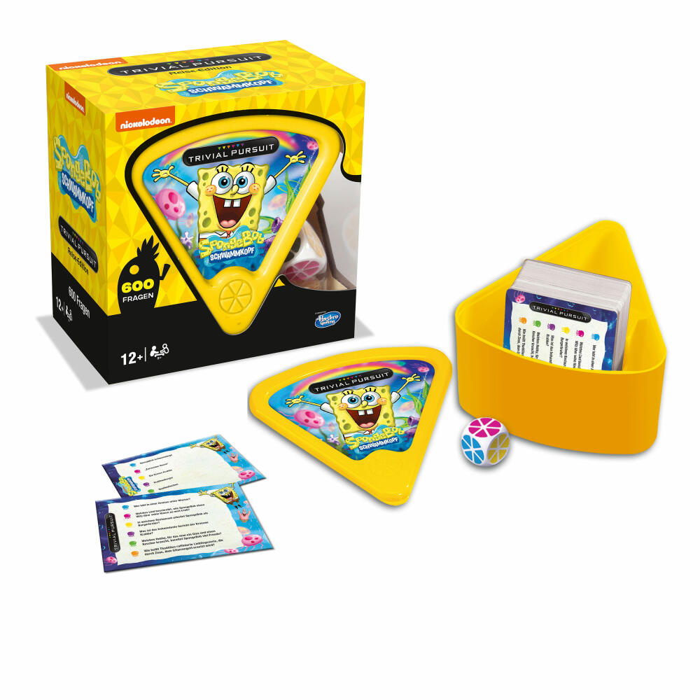 Winning Moves Trivial Pursuit Spongebob, card game, quiz game, board game, knowledge game, 47322