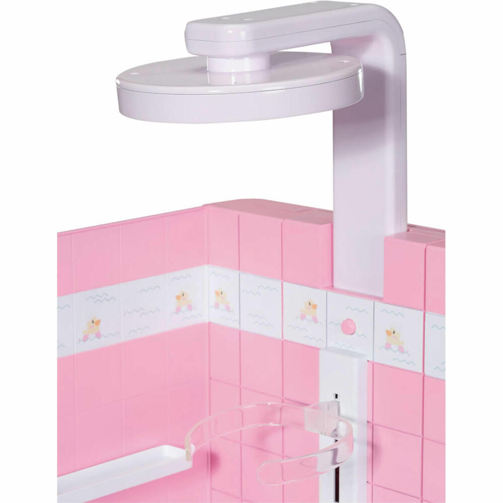 Zapf Creation BABY born Bath Begehbare Dusche, Puppendusche, Puppenzubehör, Puppen Zubehör, 830604
