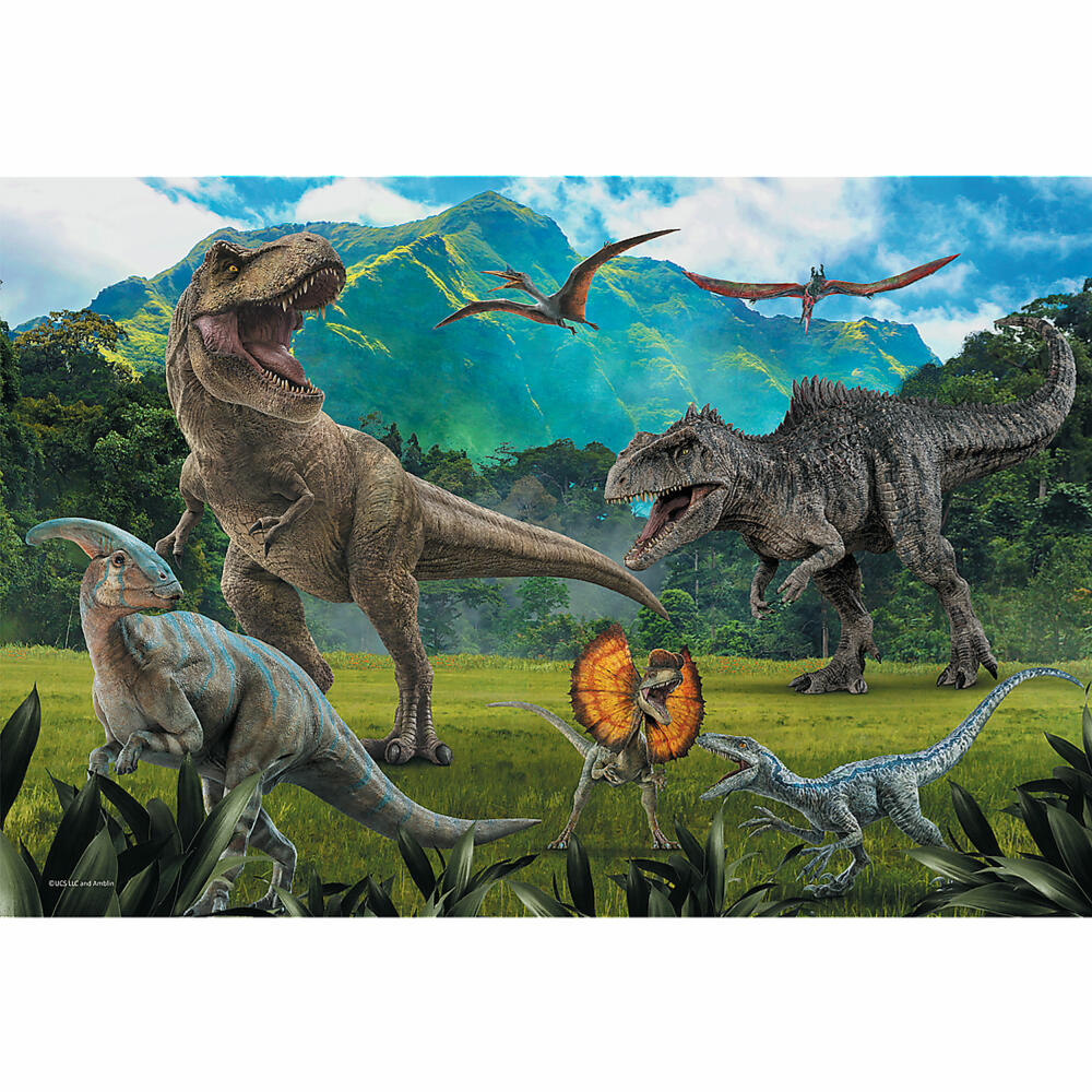 Trefl Puzzle Jurassic World, children's puzzle, 100 pieces, 41 x 27.5 cm, 16441