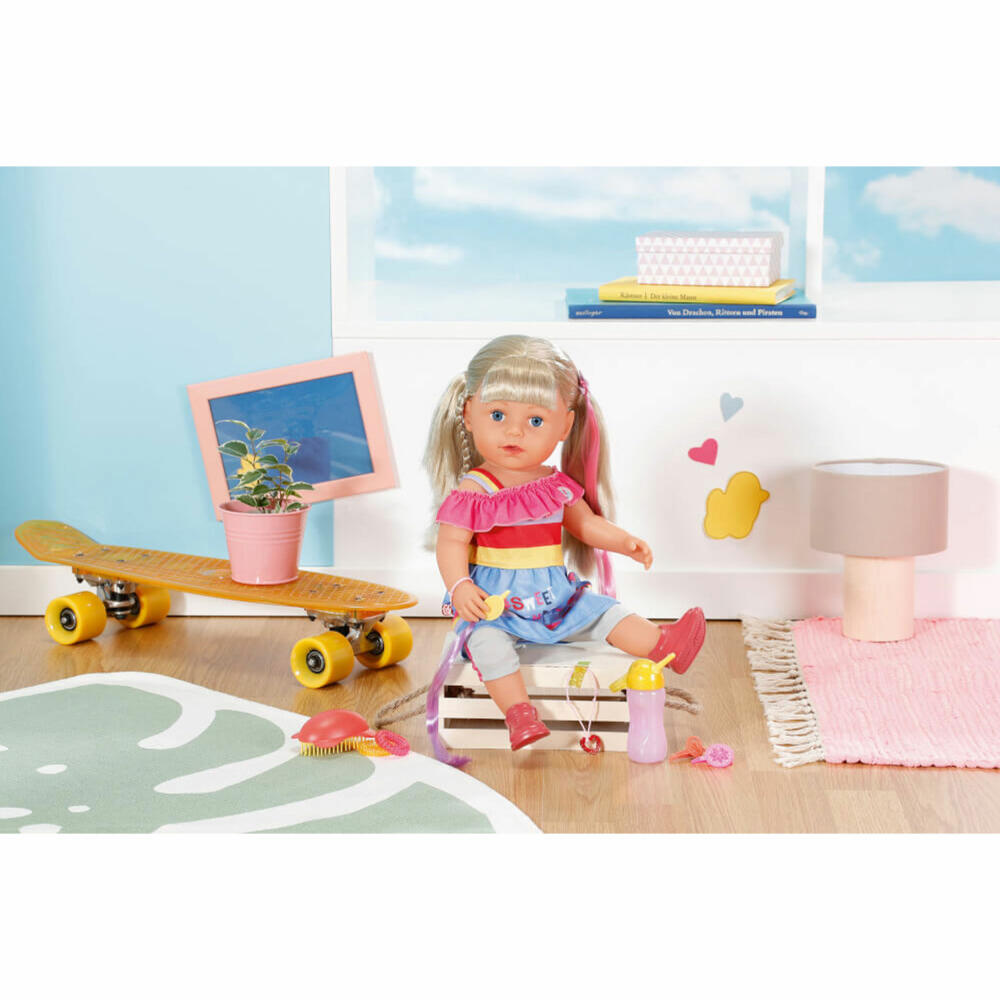 Zapf Creation BABY born Sister, Spielpuppe, Puppe, Spielzeugpuppe, 43 cm, 830345