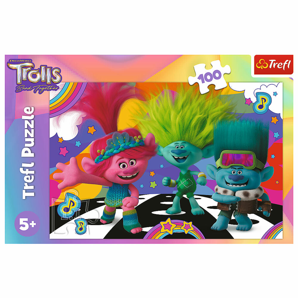Trefl Puzzle Trolls, children's puzzle, 100 pieces, 41 x 27.5 cm, 16461