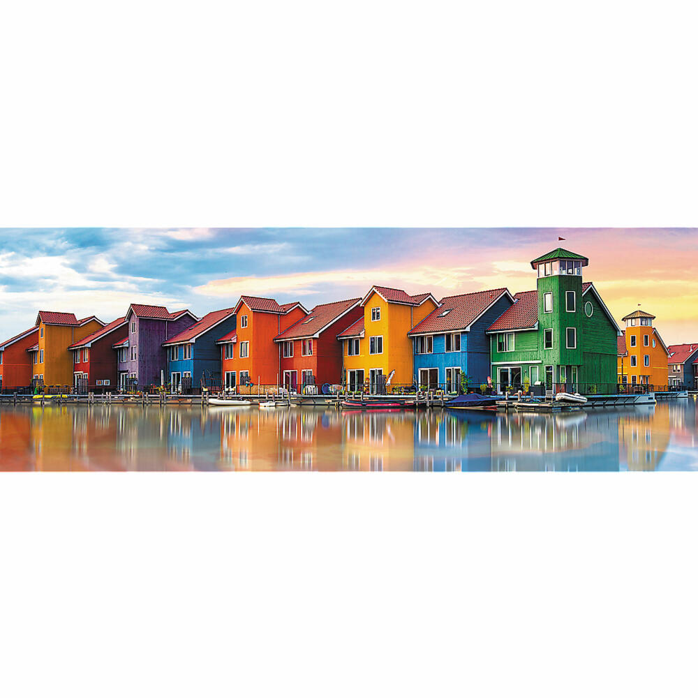 Trefl Panorama-Puzzle Groningen, Niederlande, Querformat, 1000 Teile, 97 x 34 cm, 29034