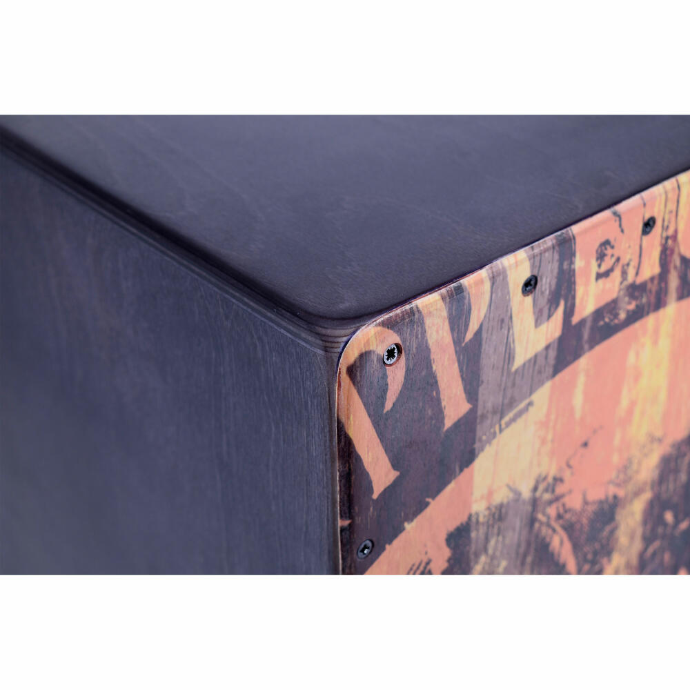 Voggenreiter Volt Cool Cajon 2 Jamaica Rum, Trommelkiste, Rythmusinstrument, Birkenholz, 48.5 cm, 1277