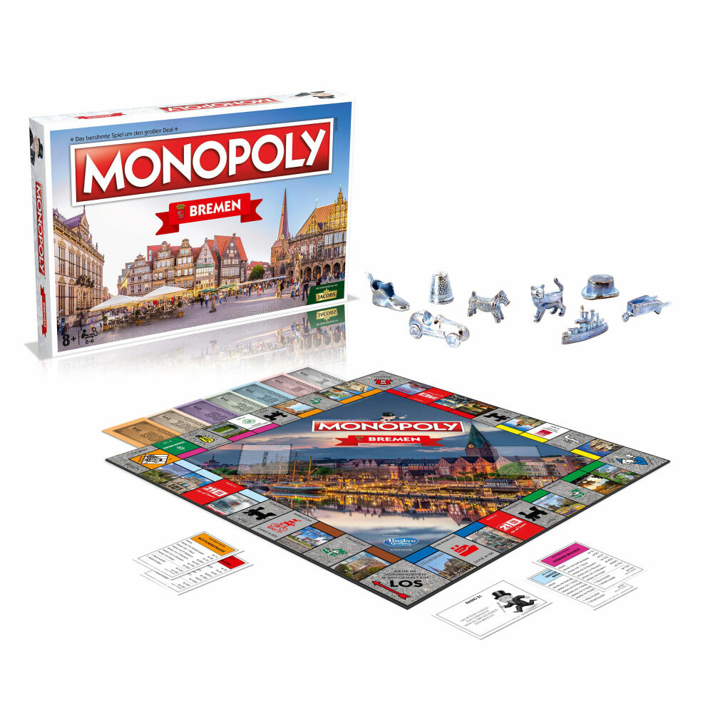 Winning Moves Monopoly Bremen, board game, parlor game, family game, 48312