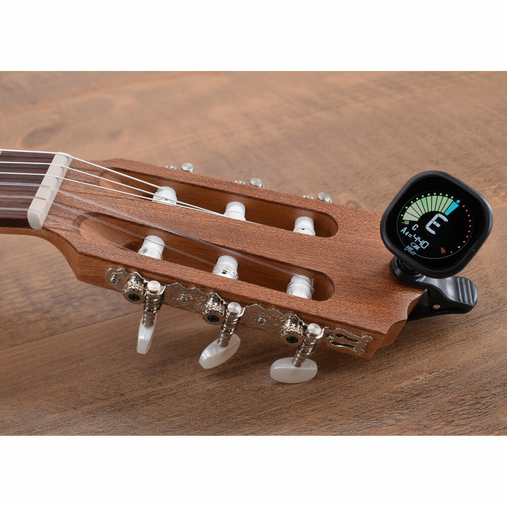 Voggenreiter VOLT Clip-Tuner RCT-5000-black, Stimmgerät, für Gitarre / Bass / Ukulele, Schwarz, 1204