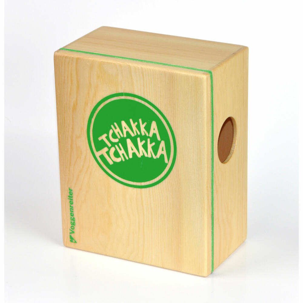 Voggenreiter Cajon Set, 4-tlg., Volt KazooJon Quader, Eine Kiste Voller Rhythmus, Lernbuch, Trommelkiste, Trommel