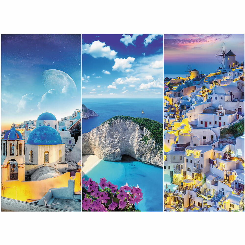 Trefl Puzzle Greek Holidays - Collage, 3000 pieces, 116 x 85 cm, 33073