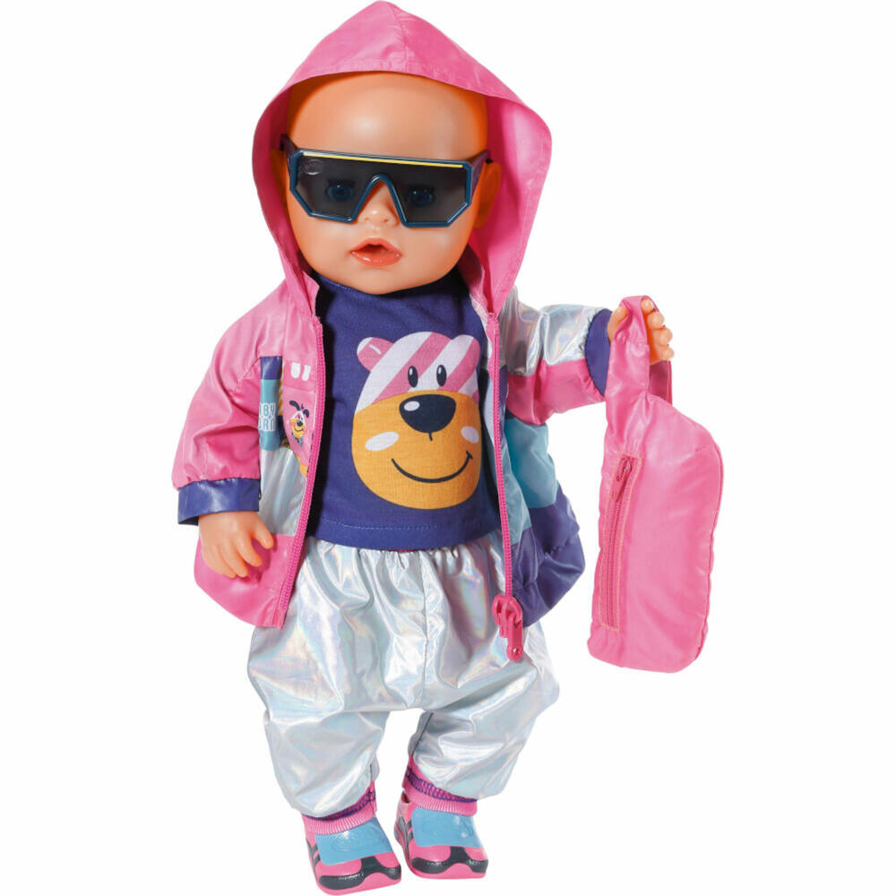 Zapf Creation BABY born Deluxe Fahrrad Set, Puppenkleidung, Puppen Kleidung, 43 cm, 830031