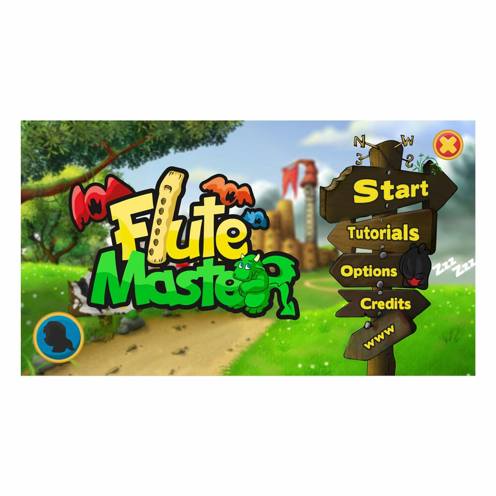 Voggenreiter Flute Master App mit Blockflöte, Block Flöte, Lernsoftware, Kinder, Instrument, Deutsche Griffweise, Kunststoff, ab 6 Jahre, 1141