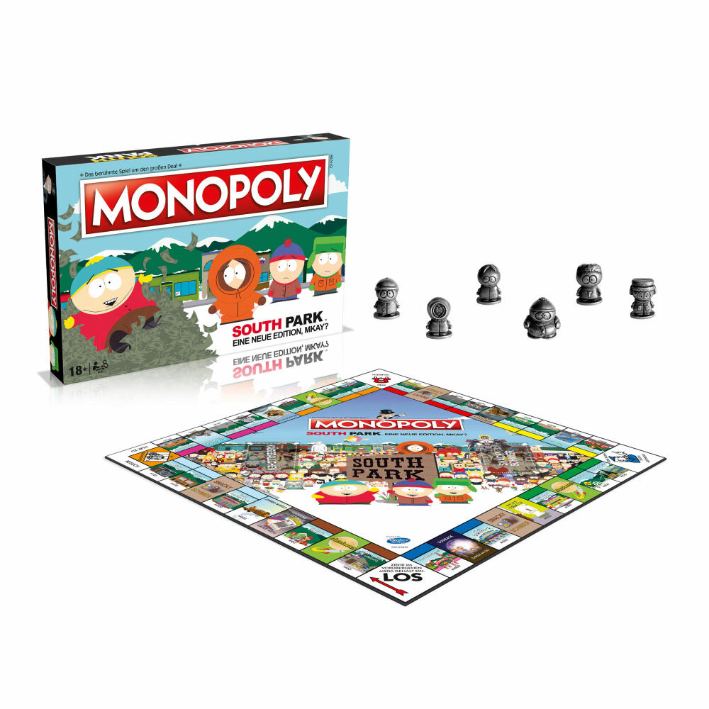 Winning Moves Monopoly South Park, Brettspiel, Gesellschaftsspiel, Familienspiel, 48305