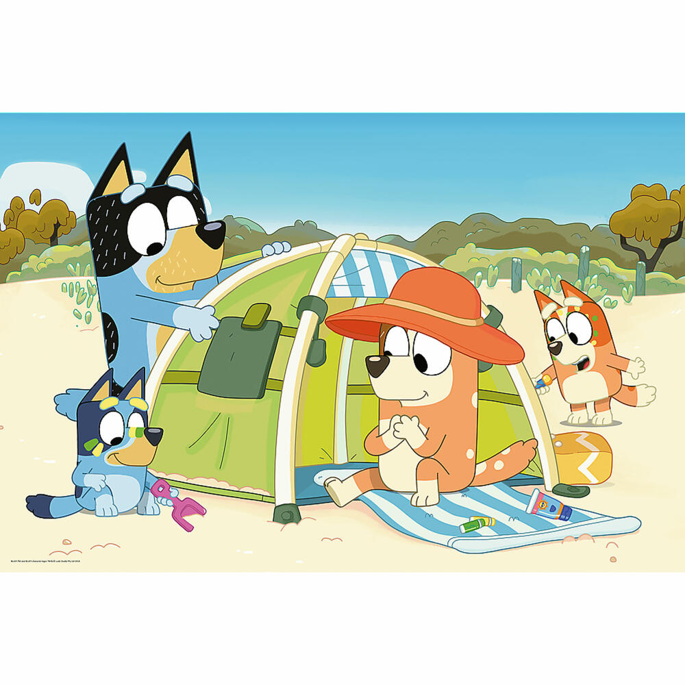Trefl Maxi Puzzle Bluey, children's puzzle, 24 pieces, 60 x 40 cm, 14357