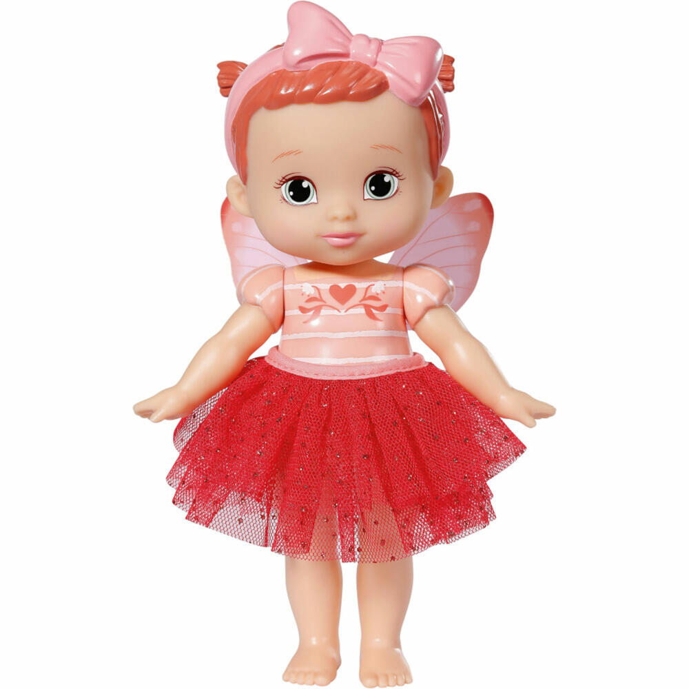 Zapf Creation BABY born Storybook Fairy Poppy, Feen-Puppe, Spielpuppe, mit Flügelfunktion, 18 cm, 831823