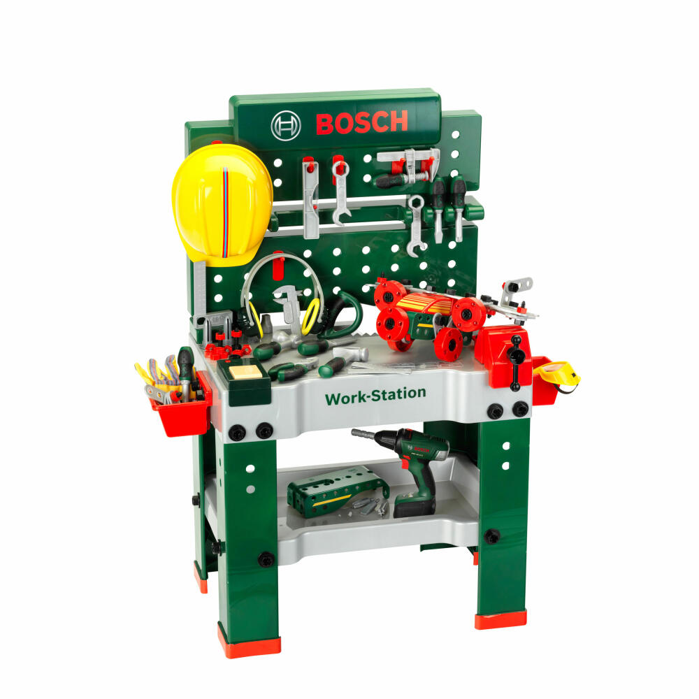 Theo Klein Bosch Werkbank No.1, 150-tlg., Werkzeug, Kinder Spielzeug, Werkstatt, 8425