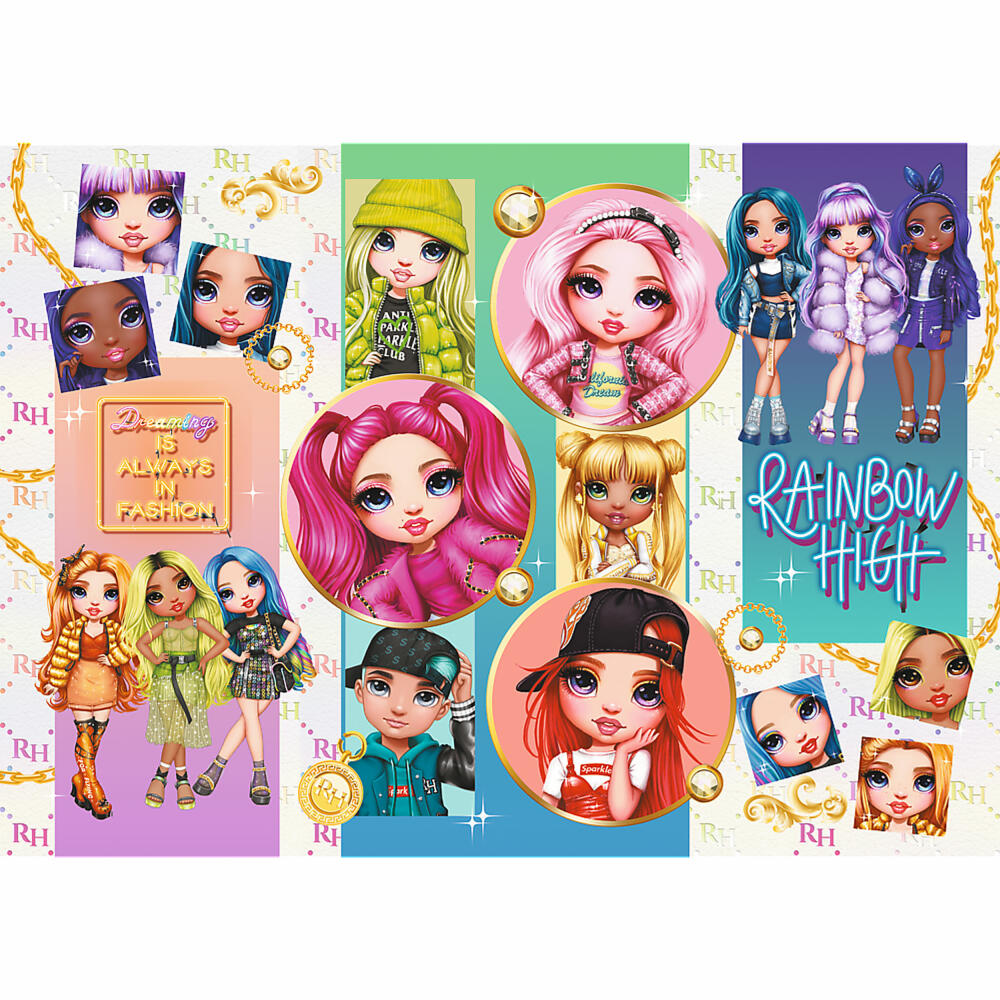 Trefl Puzzle Rainbow High, children's puzzle, 200 pieces, 48 x 34 cm, 13289