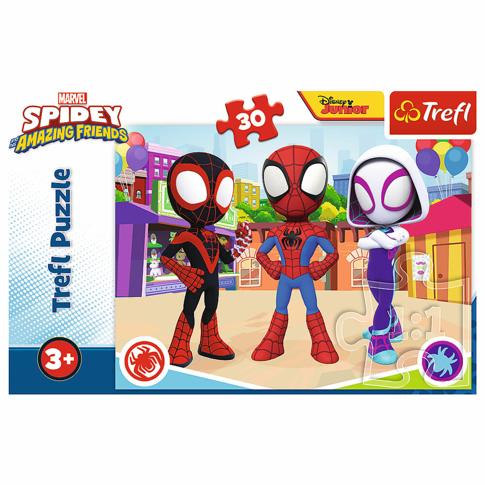 Trefl Puzzle Marvel Spidey, children's puzzle, 30 pieces, 27 x 20 cm, 18285
