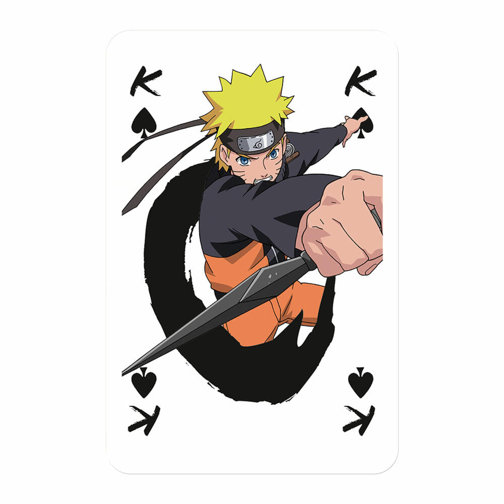 Winning Moves No1 Spielkarten Naruto, Kartenspiel, Französisches Blatt, ab 6 Jahren, WM03022-EN1-12