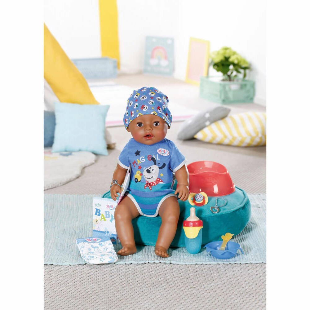 Zapf Creation BABY born Magic Boy DoC, mit Funktion, Spielpuppe, Babypuppe, Puppe, ca. 43 cm, 831656