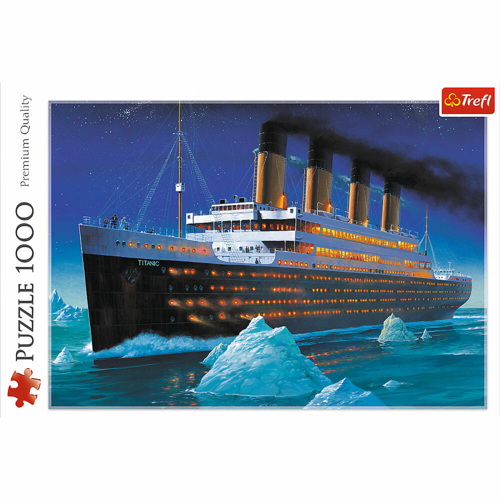 Trefl Puzzle Titanic, Schiff, 1000 Teile, 68.3 x 48 cm, 10080