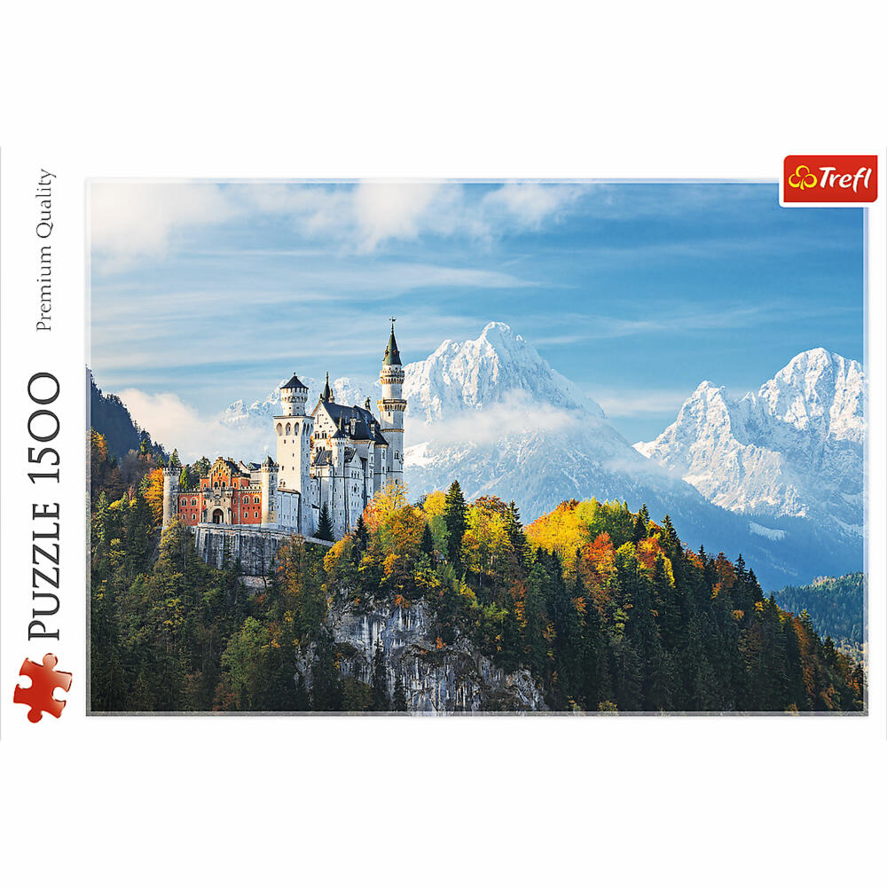 Trefl Puzzle Neuschwanstein, Bavarian Alps, 1500 pieces, 85 x 58 cm, 26133
