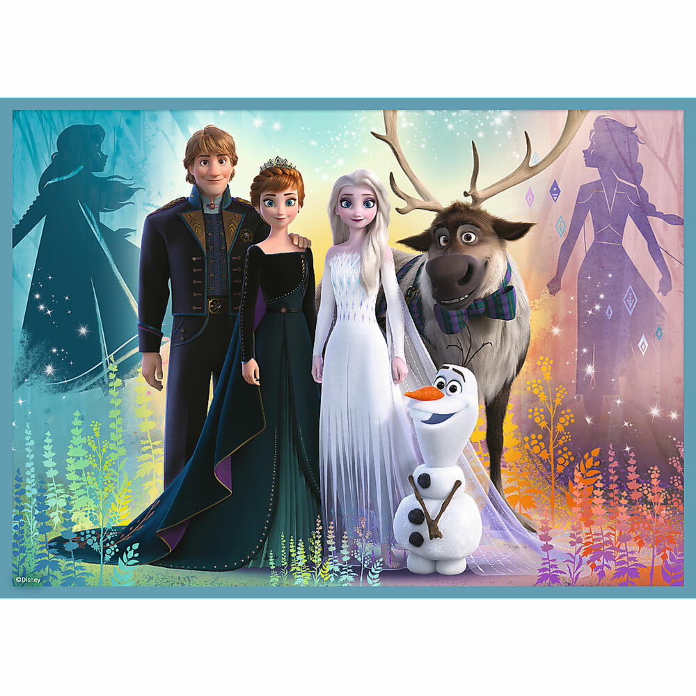 Trefl 4 in 1 Puzzle - Frozen, 12 + 15 + 20 + 24 Teile, 28.5 x 20.5 cm, 34381