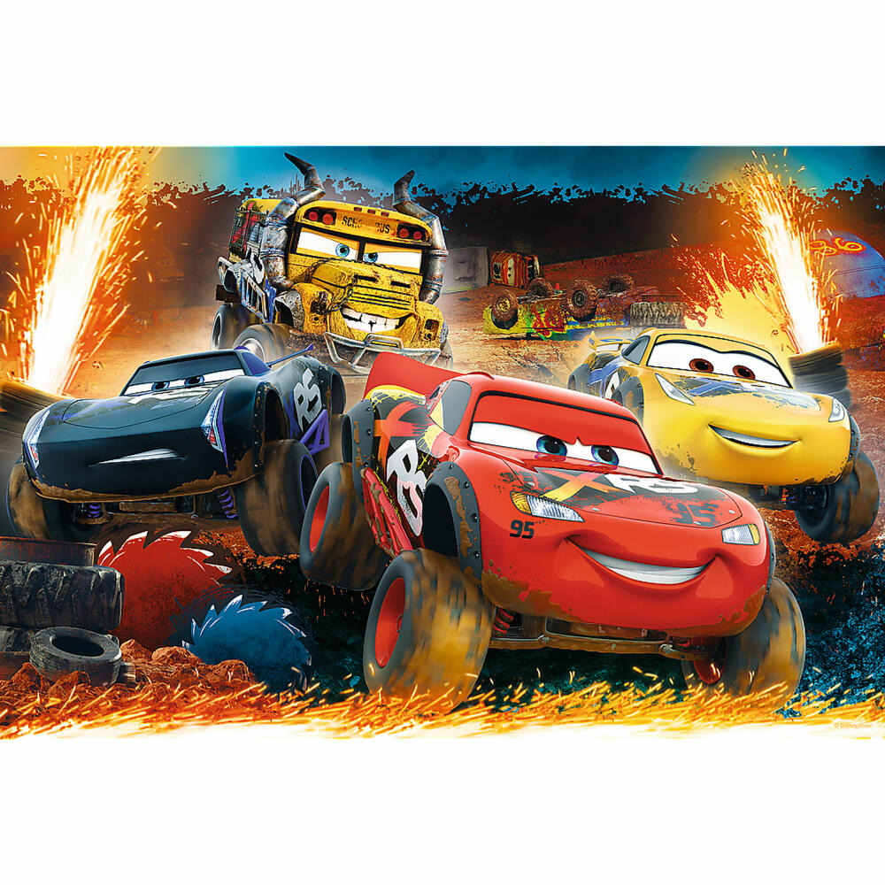 Trefl Puzzle Disney Cars 3, children's puzzle, 100 pieces, 41 x 27.5 cm, 16358