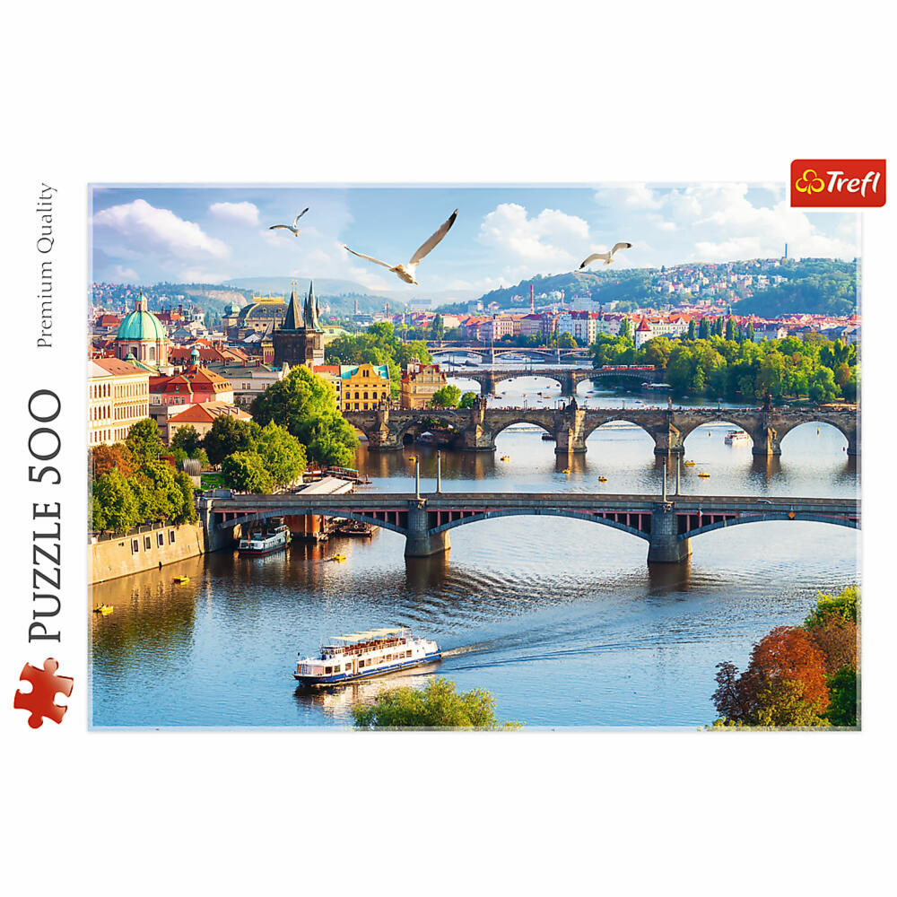 Trefl Puzzle Prague, Czech Republic, 500 pieces, 48 x 34 cm, 37382