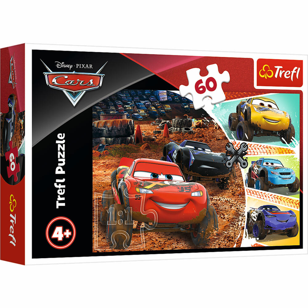 Trefl Puzzle Disney Cars 3, children's puzzle, 60 pieces, 33 x 22 cm, 17327