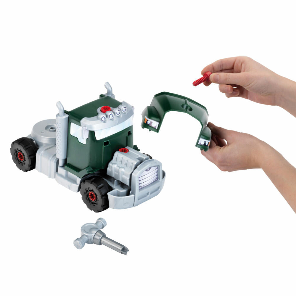 Theo Klein Bosch Screw Truck Set, 86 pcs., with Ixolino II, Cordless Screwdriver, Tool Box, Children's Toy, 8640