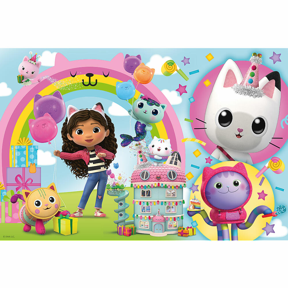 Trefl Maxi Puzzle Gabby's Dollhouse, children's puzzle, 24 pieces, 60 x 40 cm, 14353