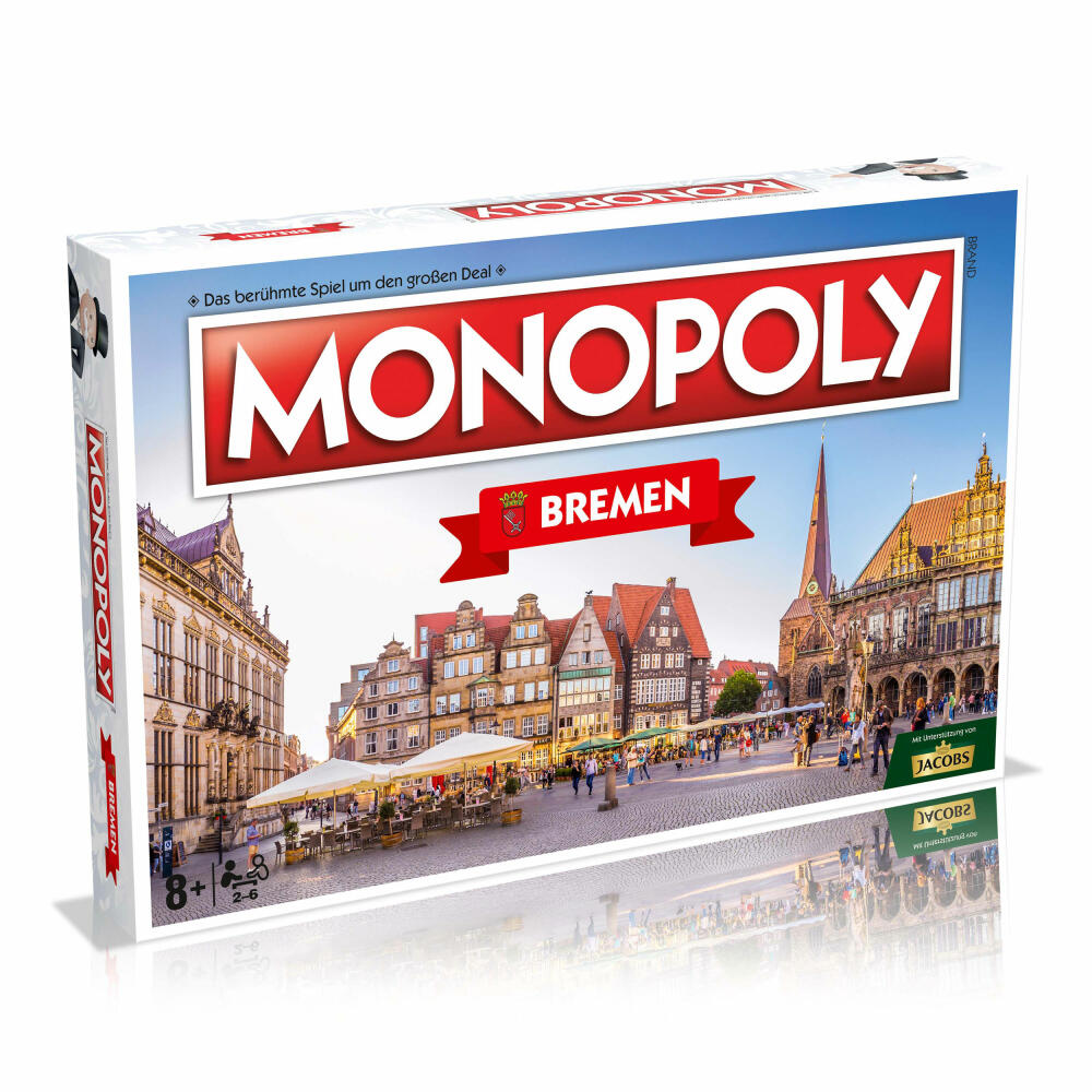 Winning Moves Monopoly Bremen, board game, parlor game, family game, 48312