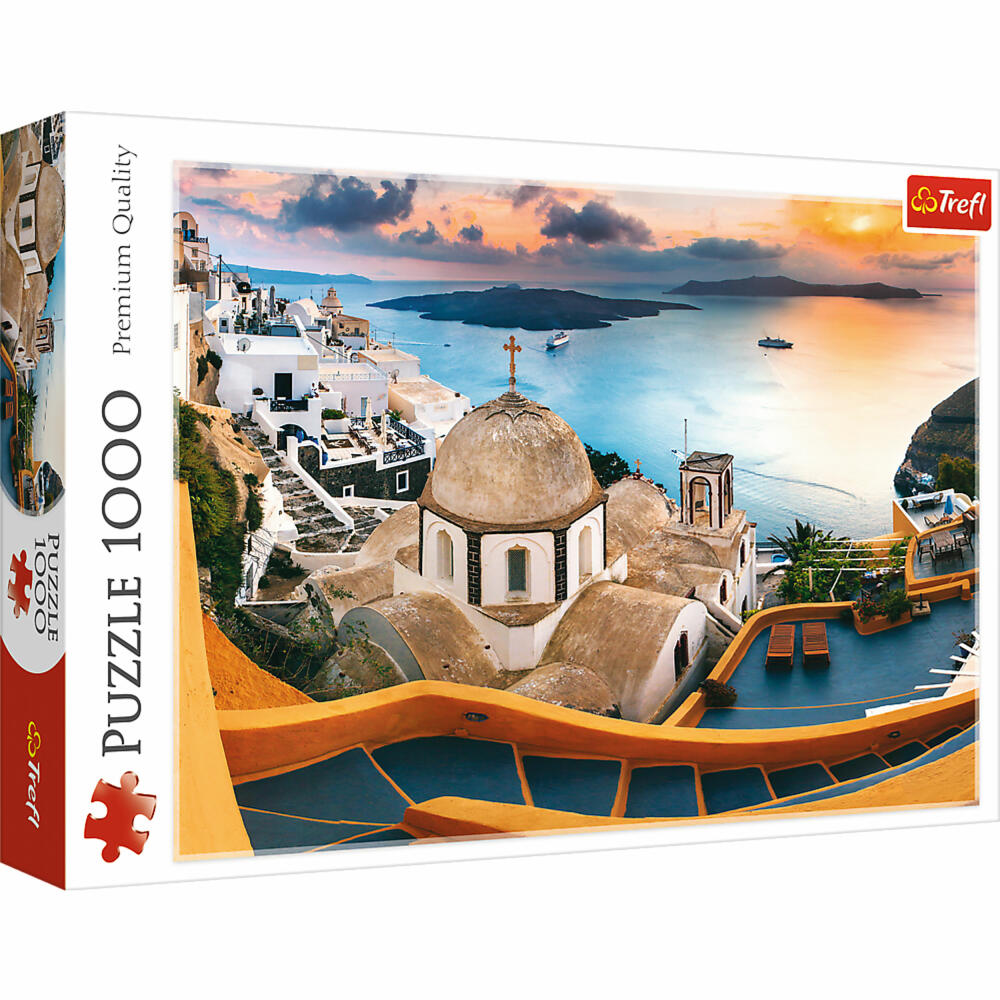 Trefl Puzzle Märchenhaftes Santorini, 1000 Teile, 68.3 x 48 cm, 10445
