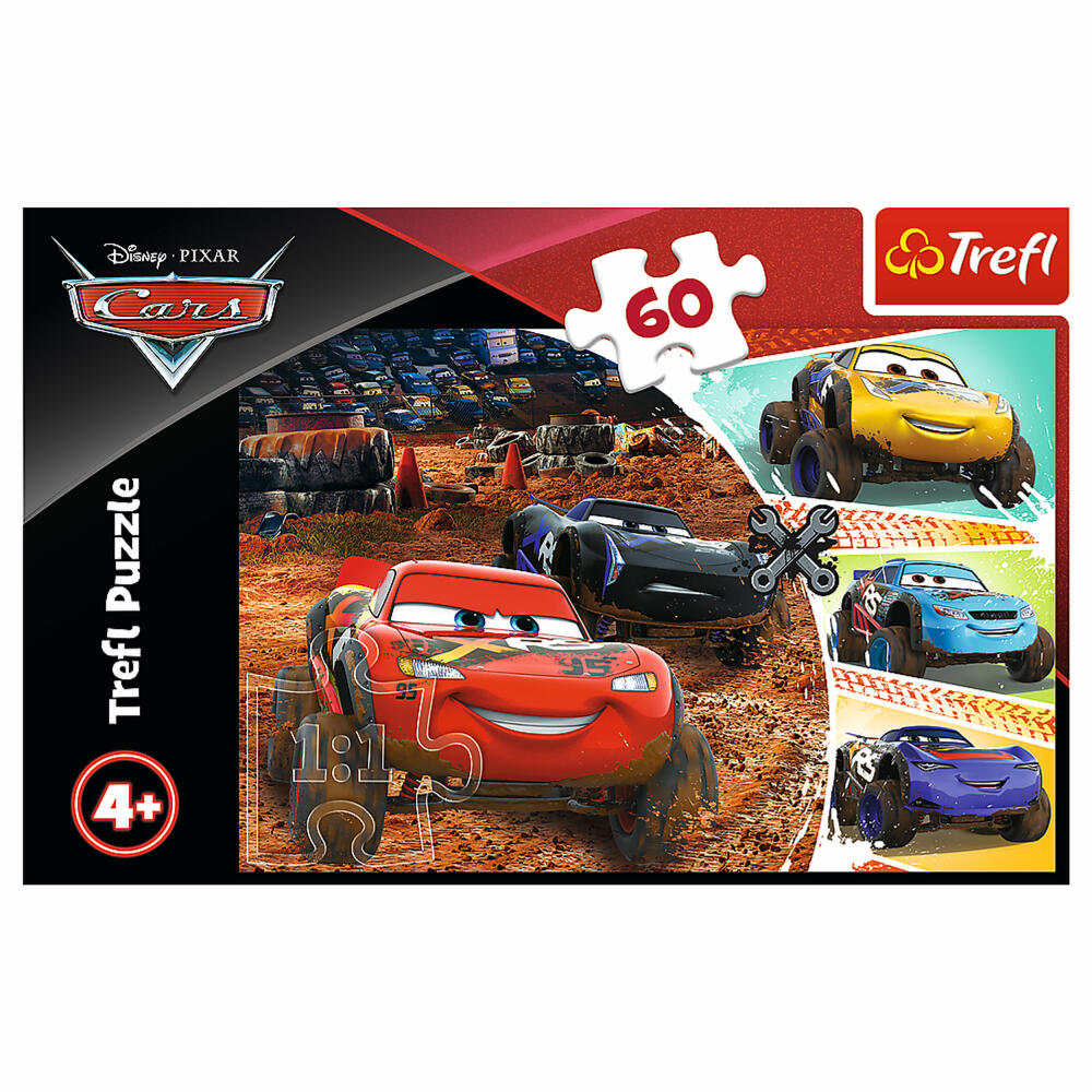 Trefl Puzzle Disney Cars 3, children's puzzle, 60 pieces, 33 x 22 cm, 17327