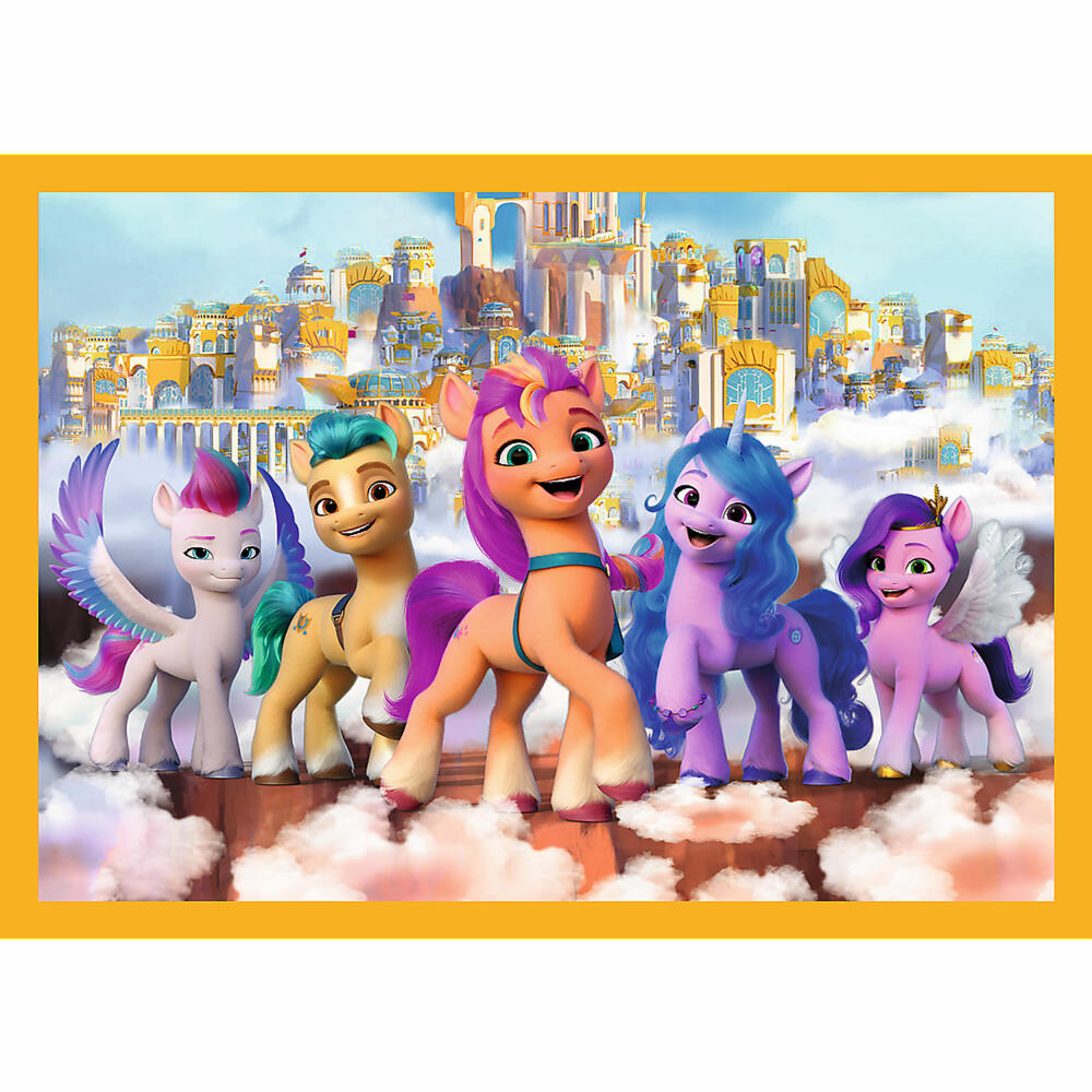 Trefl 4 in 1 Puzzle - My little Pony, 35 + 48 + 54 + 70 Teile, 28.5 x 20.5 cm, 34624