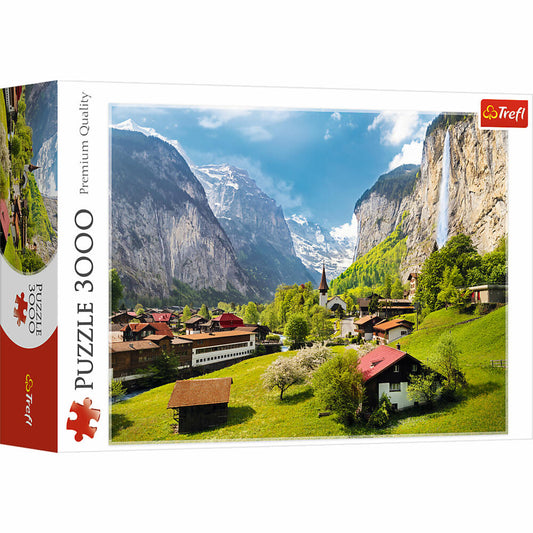 Trefl Puzzle Lauterbrunnen, Switzerland, 3000 pieces, 116 x 85 cm, 33076