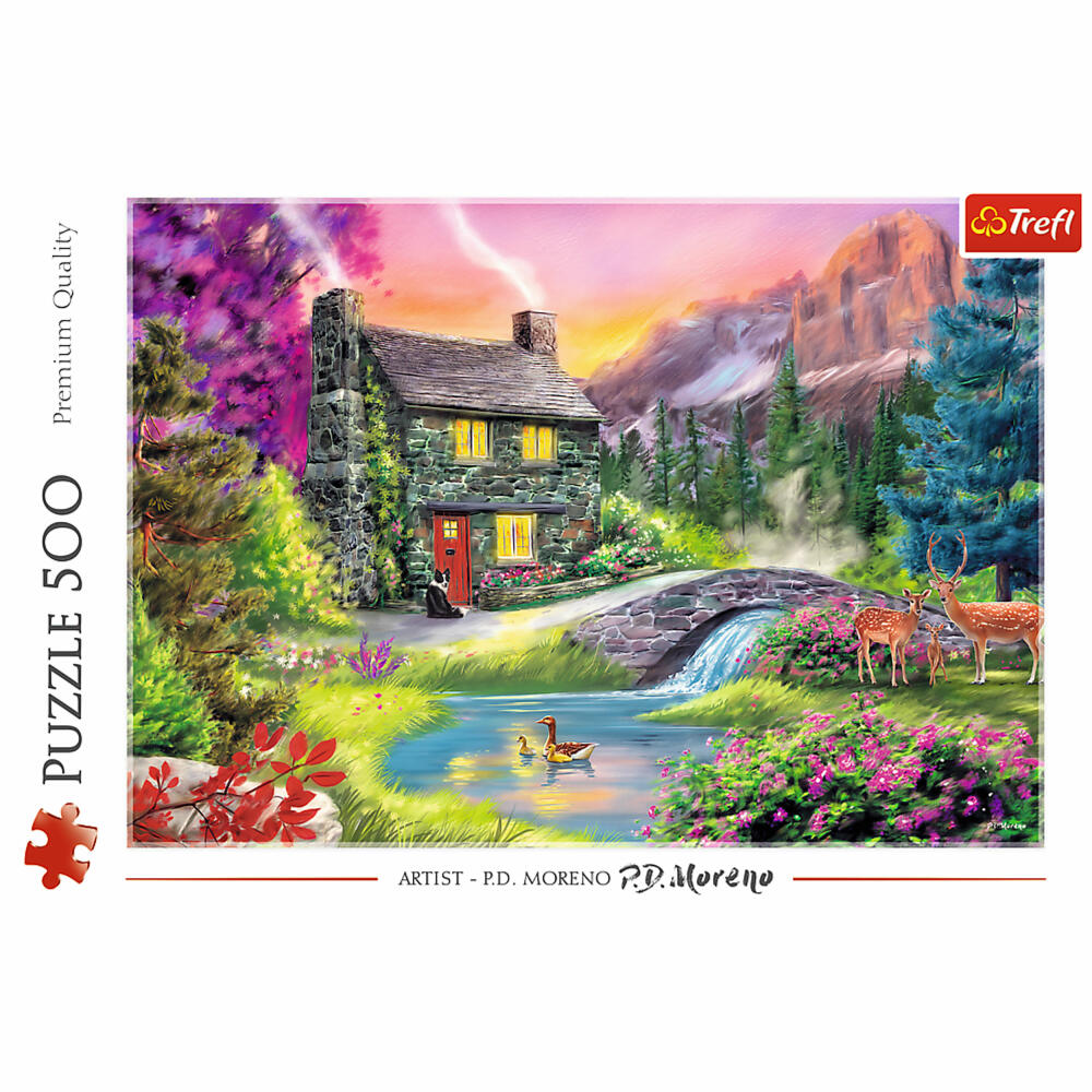 Trefl puzzle mountain idyll, landscape, 500 pieces, 48 x 34 cm, 37325