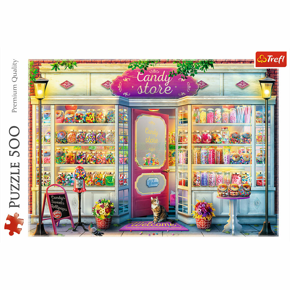 Trefl Puzzle Candy Store, sweets, 500 pieces, 48 x 34 cm, 37407