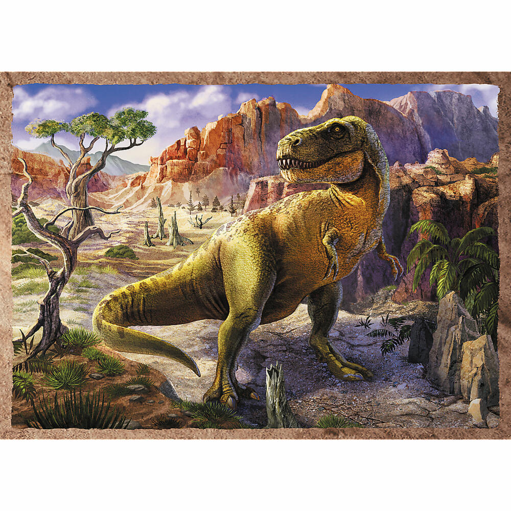 Trefl 4 in 1 puzzle - dinosaurs, 35 + 48 + 54 + 70 pieces, 28.5 x 20.5 cm, 34383