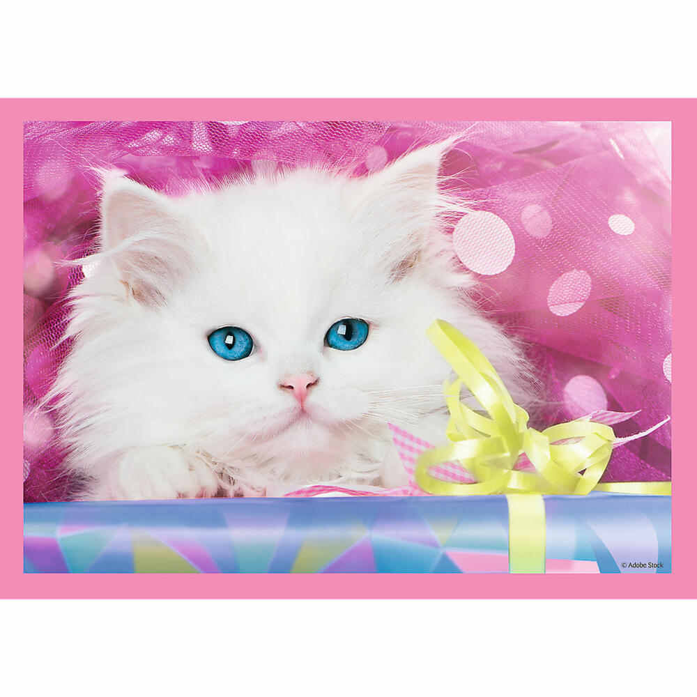 Trefl 4 in 1 puzzle - cats, 35 + 48 + 54 + 70 pieces, 28.5 x 20.5 cm, 34396