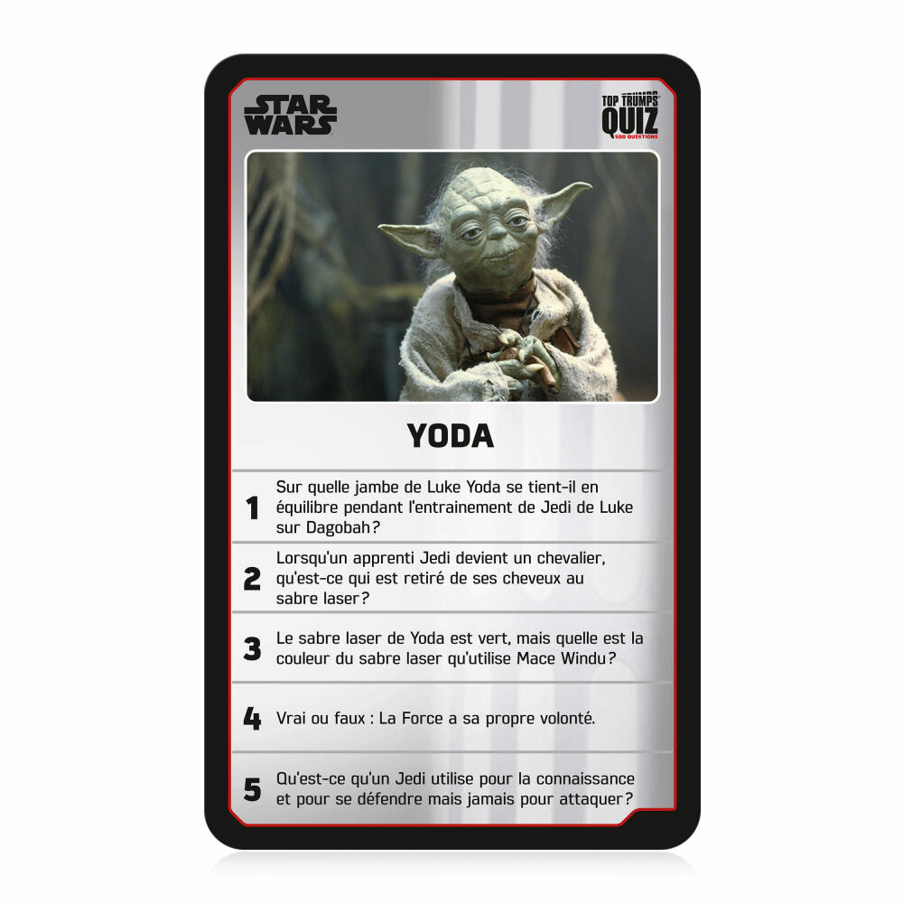 Winning Moves Top Trumps Quiz Star Wars, quiz game, board game, knowledge game, WM01405-GER-6