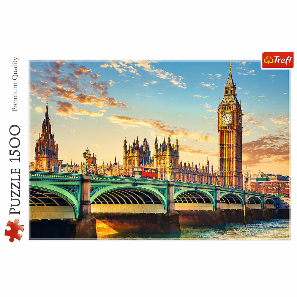 Trefl Puzzle London, Great Britain, 1500 pieces, 85 x 58 cm, 26202