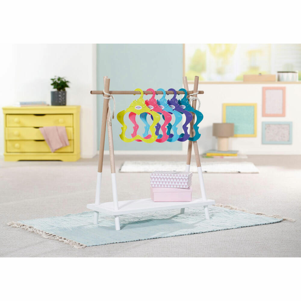 Zapf Creation BABY born Kleiderbügel, 5er Set, Kleider Bügel, Puppenzubehör, Puppen Zubehör, 43 cm, 831144