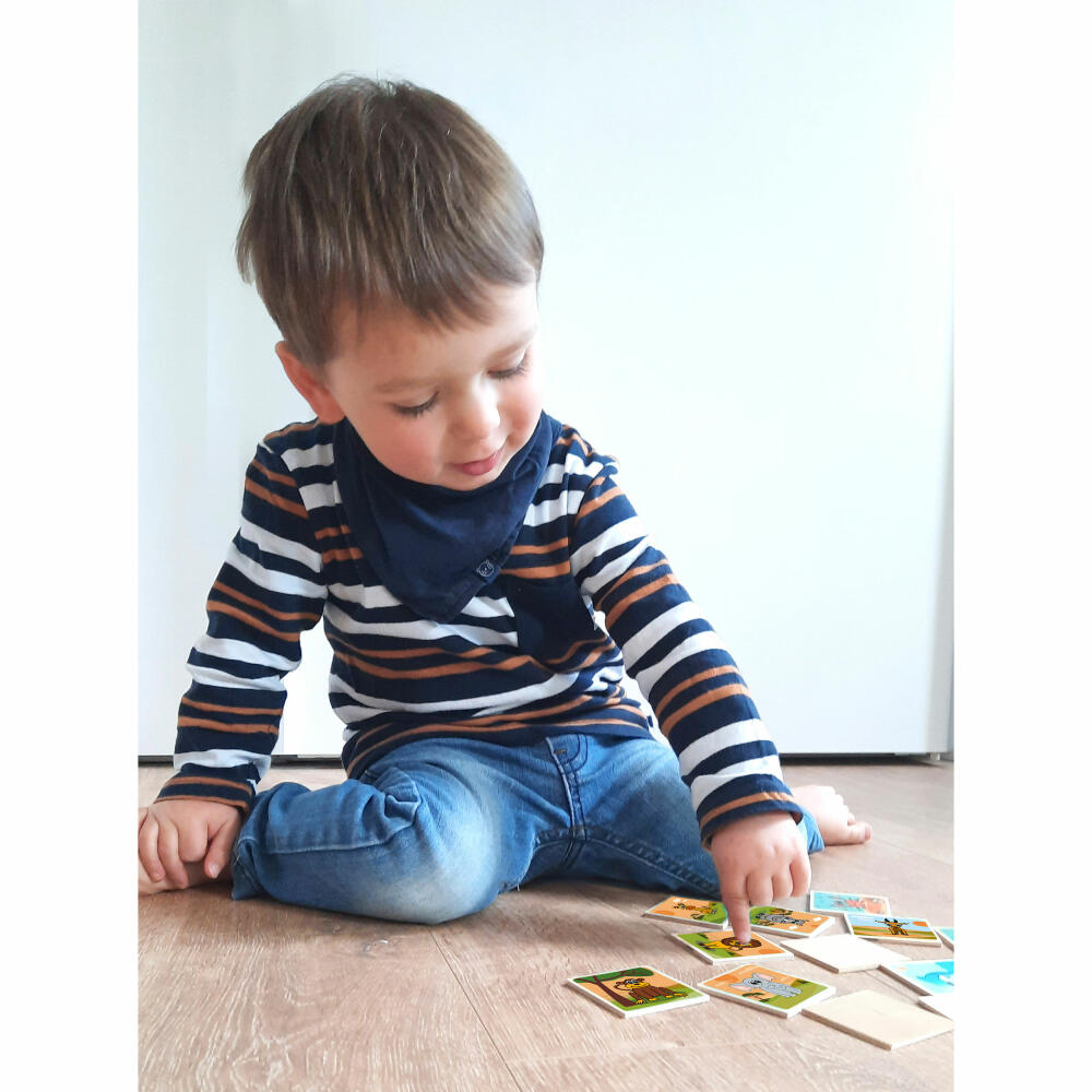 Voggenreiter Music for Kids Premium Memo Africa, Memospiel, Suchspiel, Denkspiel, Kinder, 1239