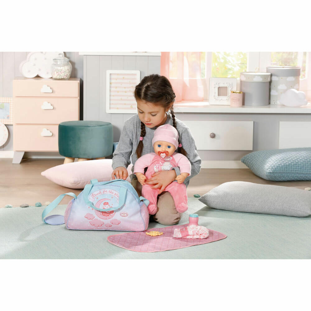 Zapf Creation Baby Annabell Wickeltasche, mit Zubehör, Puppenzubehör, Tasche, 703151