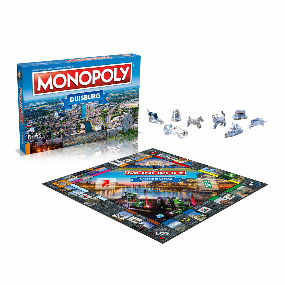 Winning Moves Monopoly - Duisburg, board game, family game, parlor game, ages 8 and up, WM04223-GER-6
