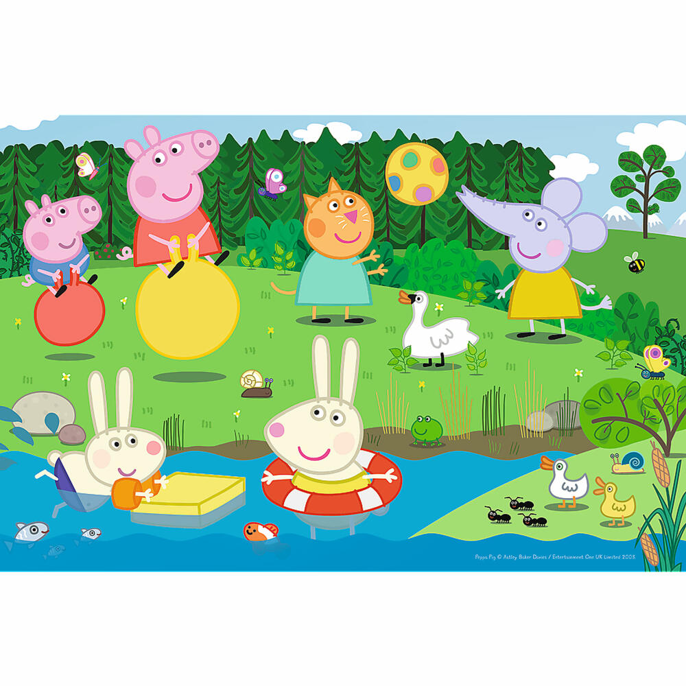 Trefl Puzzle Peppa Pig, children's puzzle, Peppa Pig, 60 pieces, 33 x 22 cm, 17326