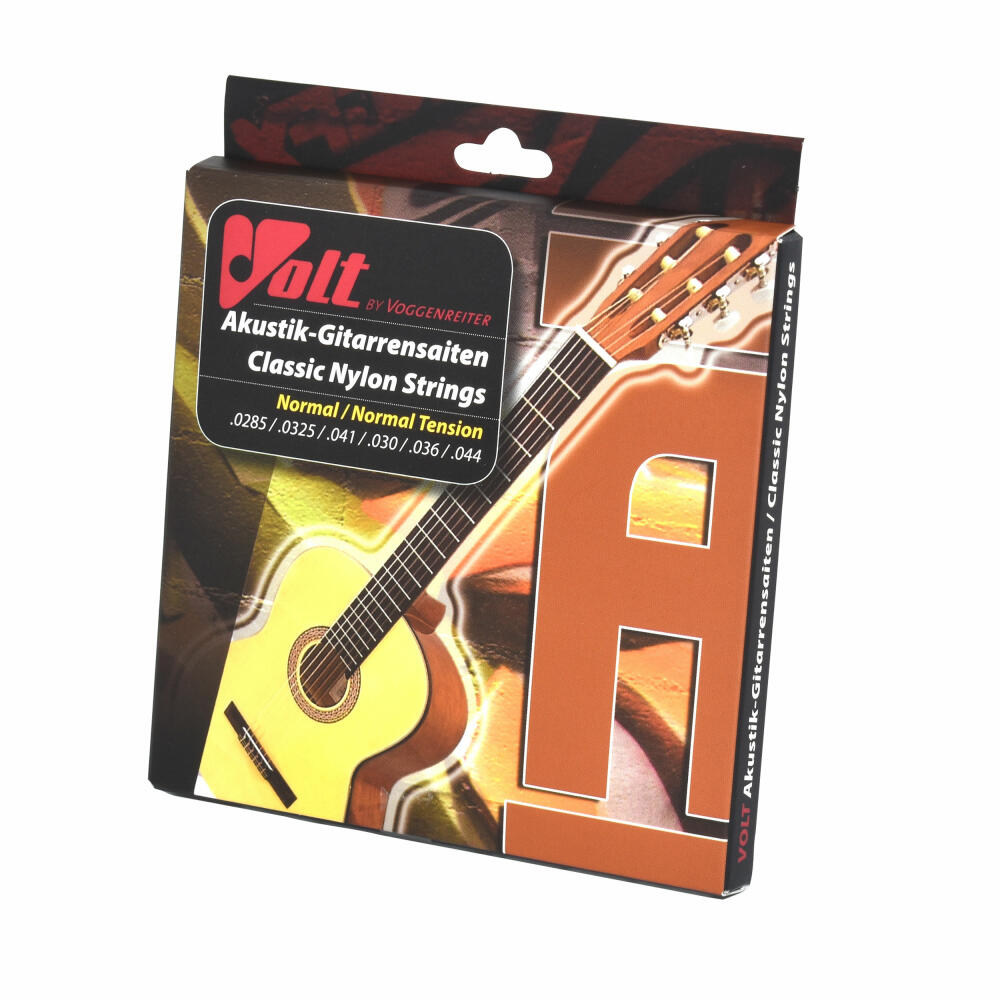 Voggenreiter Kindergitarren-Set, 7-tlg., Gitarre 3/4, Volt Gitarrenständer GS-100, Kinder Akustikgitarre